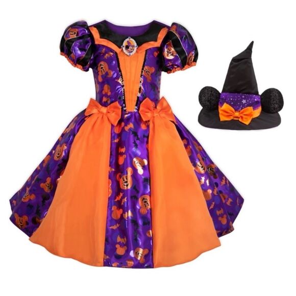 Minnie Mouse Witch‎ Costume and Hat-Size 3 - Picture 1 of 9